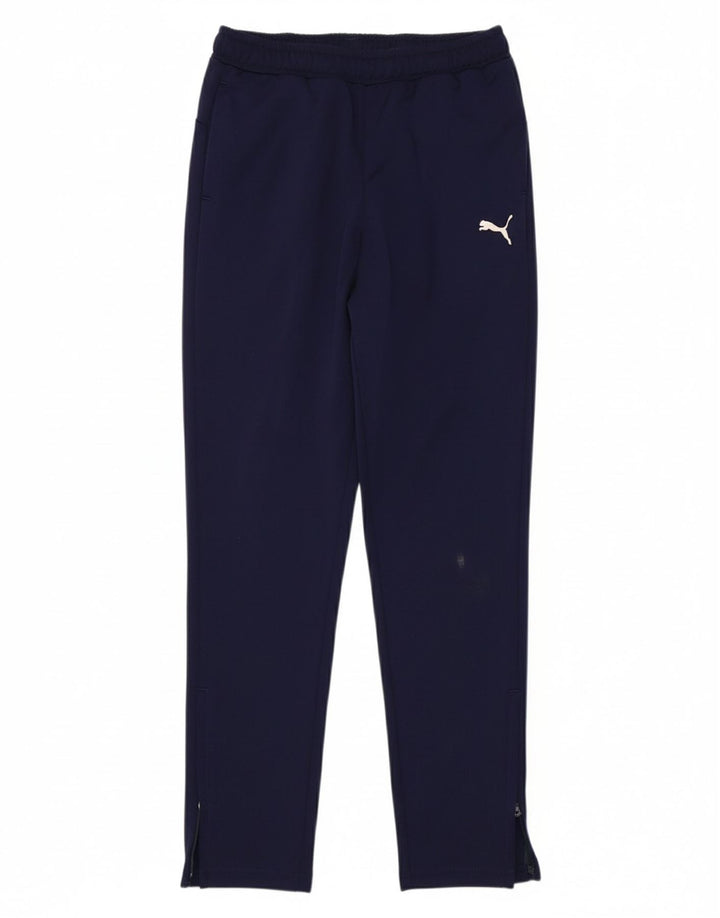 PUMA Boys Tracksuit Trousers Joggers 11-12 Years  Navy Blue