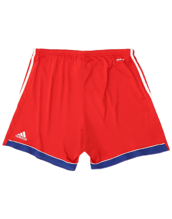 Adidas Mens FC Bayern Munchen Sport Shorts XL Red Colourblock Polyester
