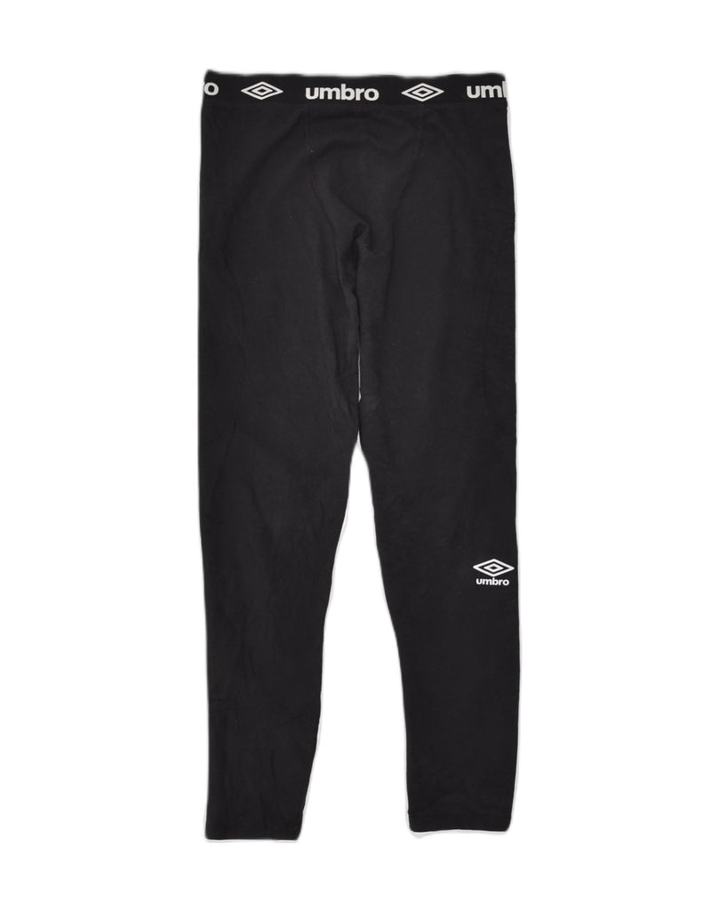 UMBRO Boys Leggings 12-13 Years Black Polyester | Vintage Umbro | Thrift | Second-Hand Umbro | Used Clothing | Messina Hembry 