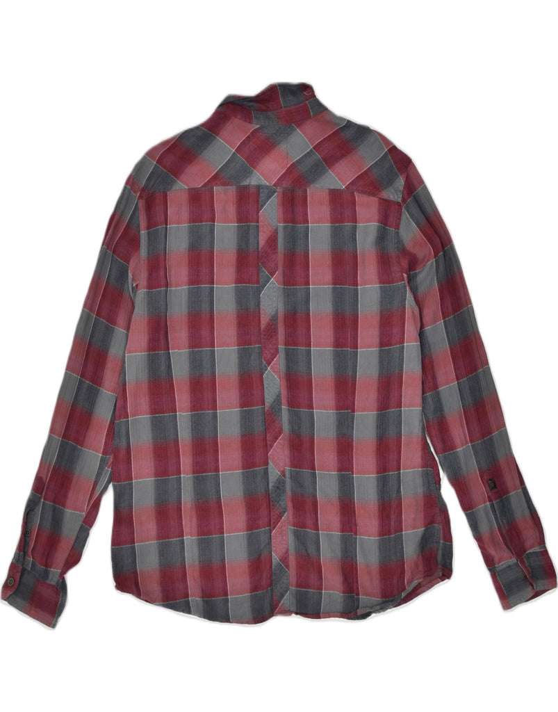 GUESS Mens Shirt XL Red Check Cotton Classic | Vintage | Thrift | Second-Hand | Used Clothing | Messina Hembry 