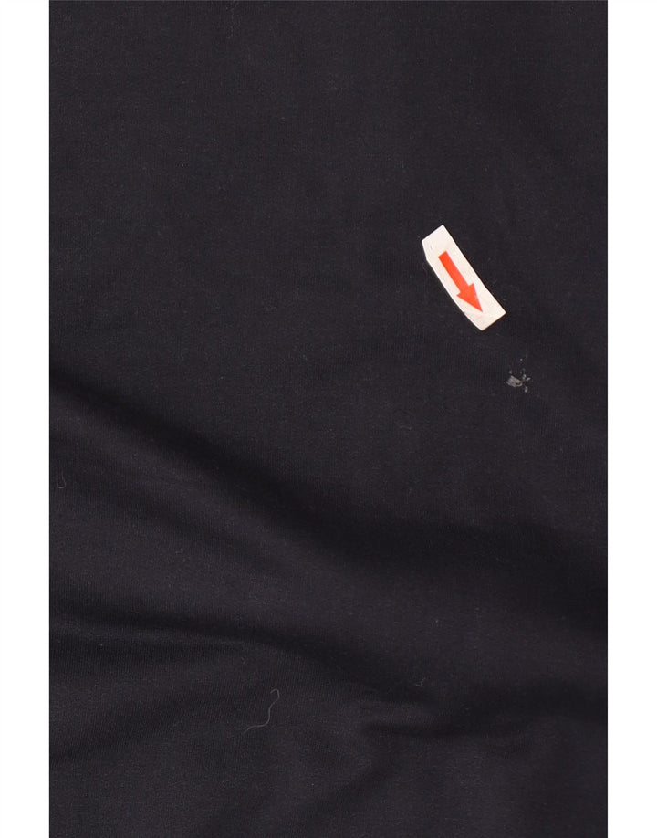 Umbro Mens Graphic Tracksuit Top Jacket IT 56 XL Black Cotton