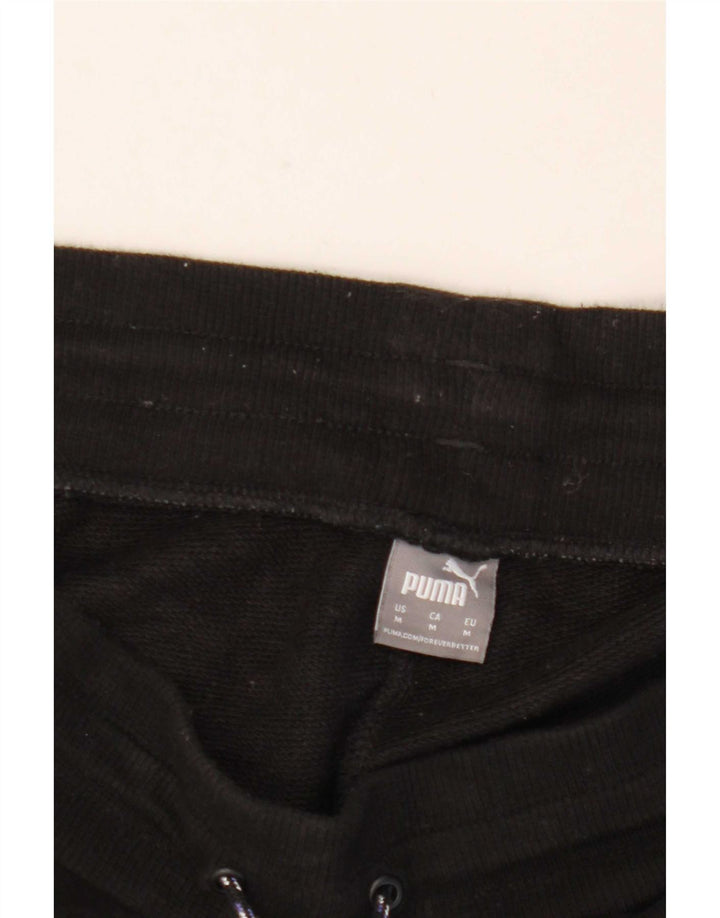 Puma Mens Tracksuit Trousers Joggers Medium Black Animal Print