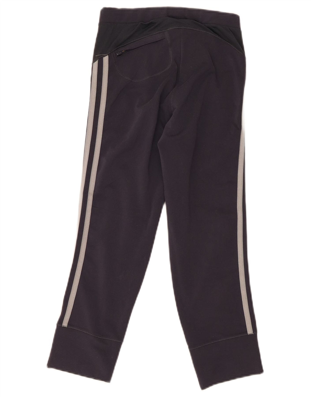 Adidas Womens Capri Leggings UK 8 Small Black Polyester