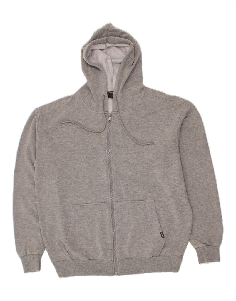 EDDIE BAUER Mens Zip Hoodie Sweater Medium Grey Viscose Vintage Eddie Bauer and Second-Hand Eddie Bauer from Messina Hembry 