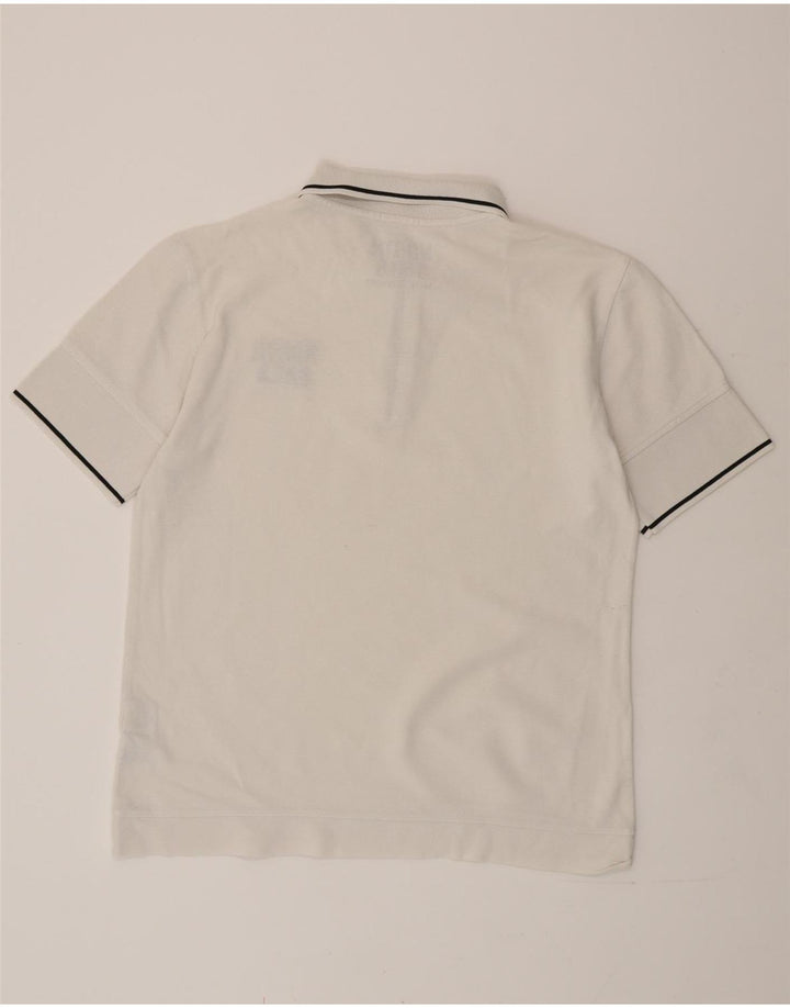 NORTH SAILS Mens Graphic Polo Shirt XL White Cotton