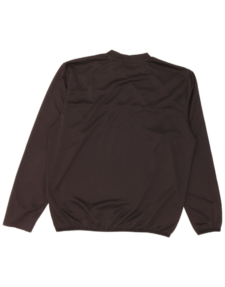 Puma Mens Top Long Sleeve Large Black Polyester