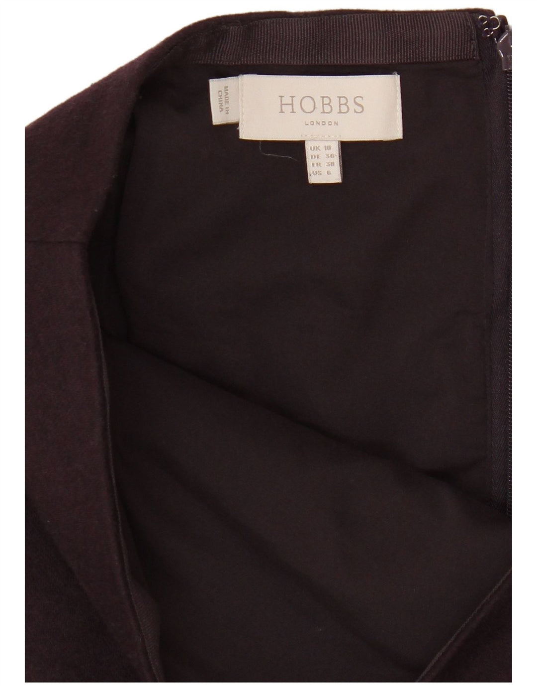 Hobbs Womens Pencil Skirt UK 10 Small W28  Purple Polyester
