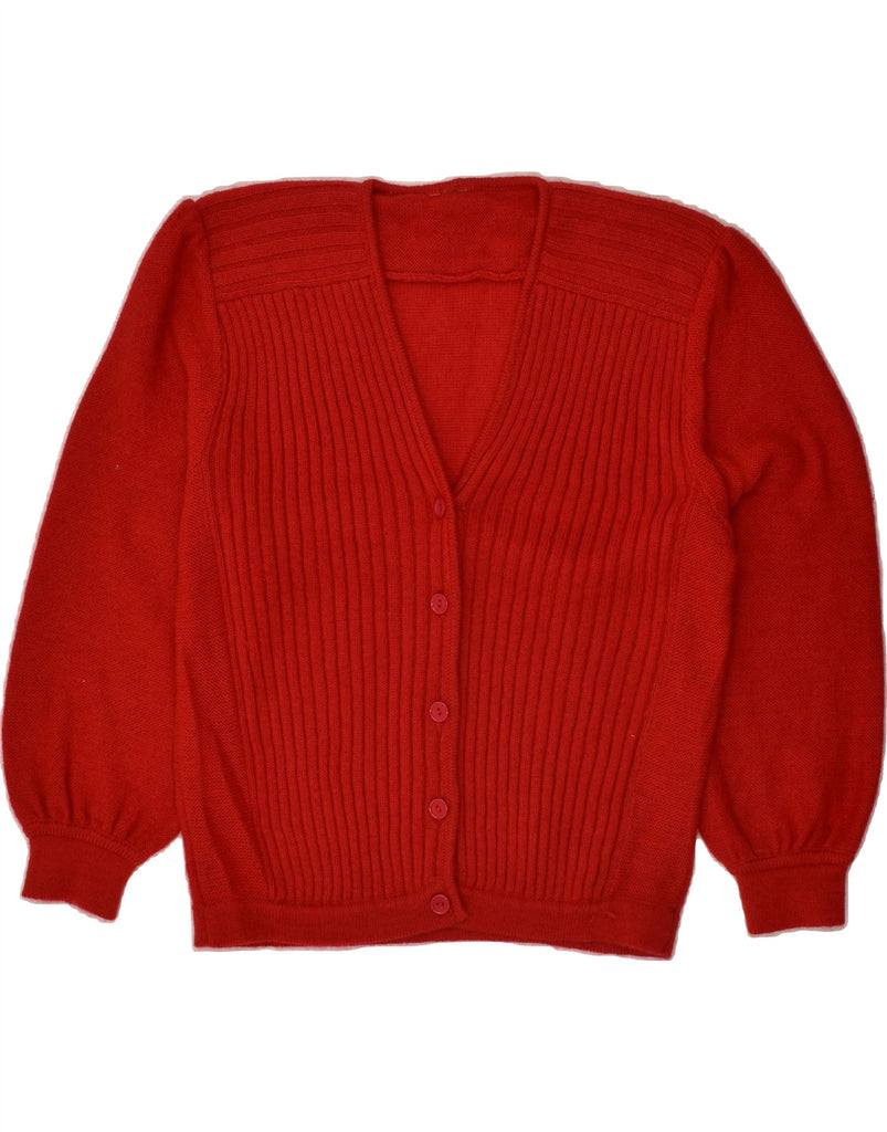 VINTAGE Womens Cardigan Sweater UK 16 Large Red | Vintage Vintage | Thrift | Second-Hand Vintage | Used Clothing | Messina Hembry 