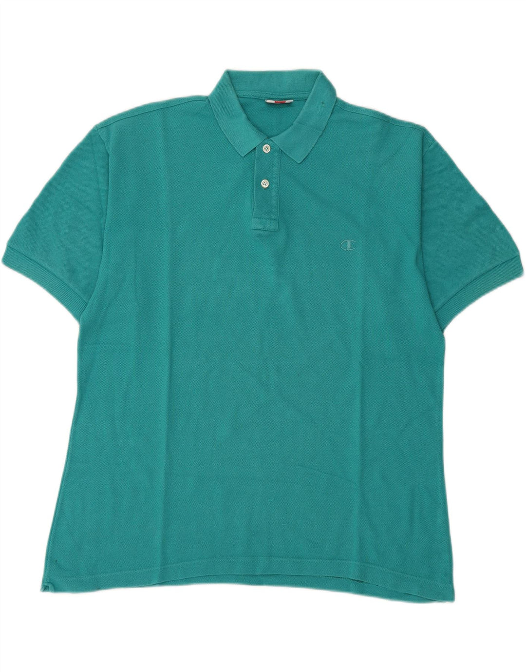 Champion Mens Polo Shirt XL Blue Cotton
