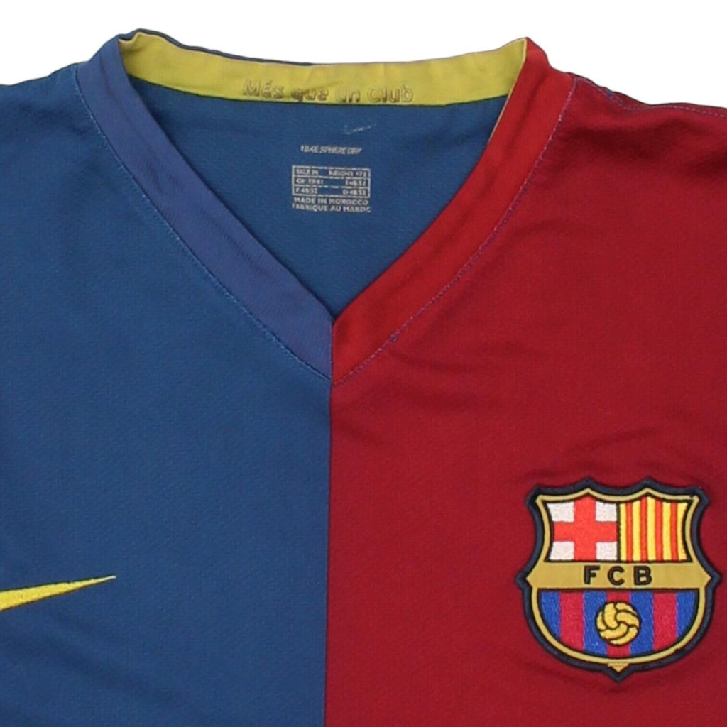 FC Barcelona 2006-07 Nike Mens Home Shirt | Vintage Football Sportswear VTG | Vintage Messina Hembry | Thrift | Second-Hand Messina Hembry | Used Clothing | Messina Hembry 