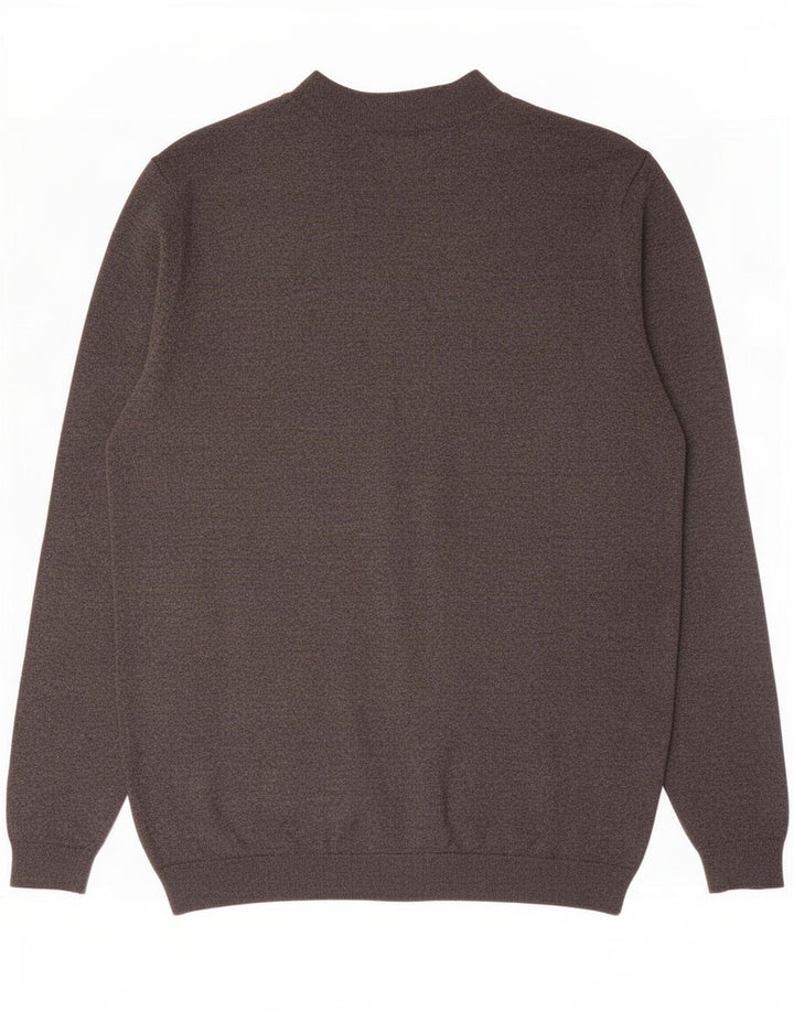 Zara Mens Turtle Neck Jumper Sweater Small Grey Viscose