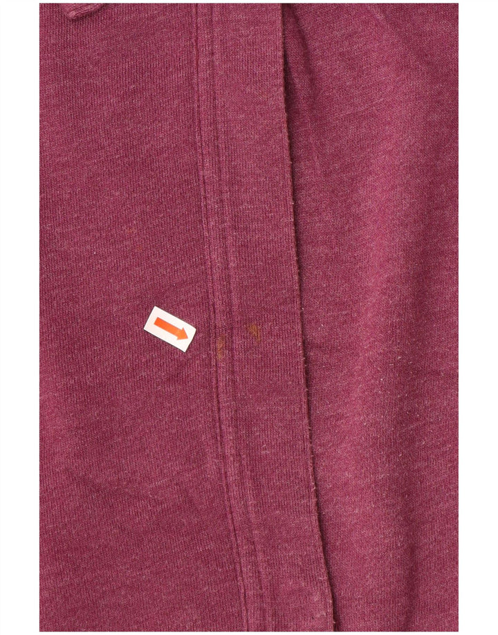 EDDIE BAUER Womens Oversized Tracksuit Top Jacket UK 18 XL Pink Cotton