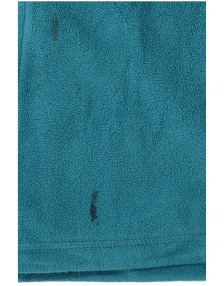 Mountain Warehouse Womens Fleece Jacket UK 12 Medium Turquoise Polyester