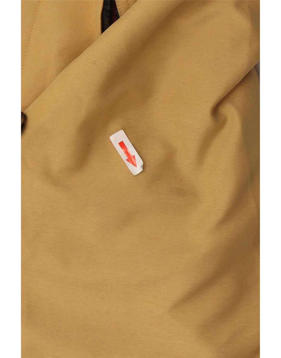 Henry White Womens Overcoat UK 14 Medium Yellow Check Polyester