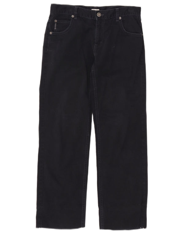 Armani Teen Girls Straight Casual Trousers 12-13 Years W28 L26 Navy Blue