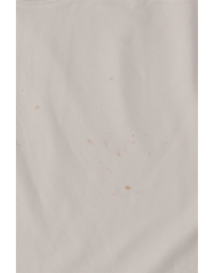 Nike Mens Dri Fit Slim T-Shirt Top Medium White Polyester
