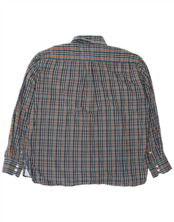 TOMMY HILFIGER Mens Shirt 2XL Multicoloured Check Cotton