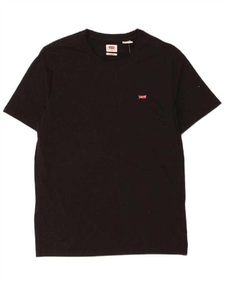 Levi's Mens Standard Fit T-Shirt Top Small Black Cotton