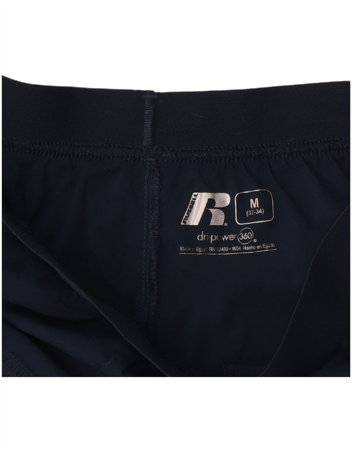 RUSSELL ATHLETIC Mens Dri-Power Sport Shorts Medium Navy Blue