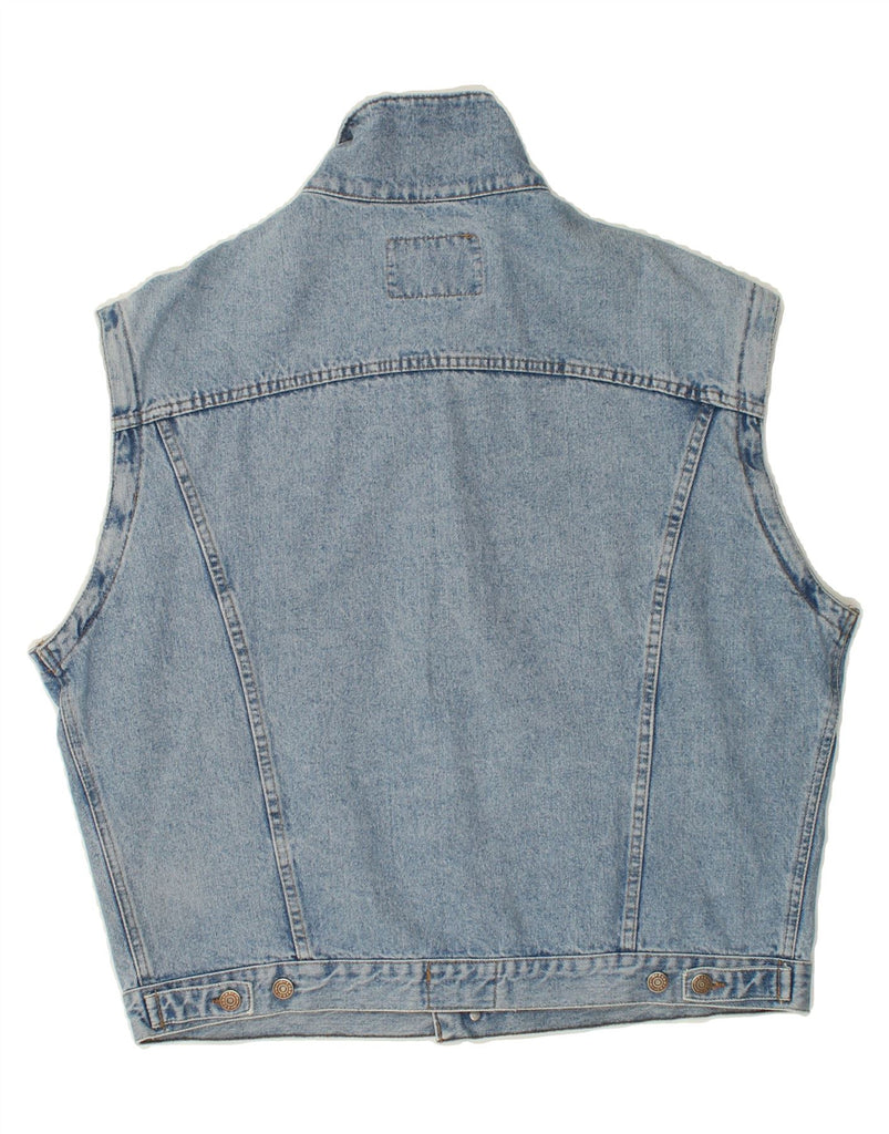 CARRERA Mens Denim Gilet UK 42 XL Blue Cotton Vintage Carrera and Second-Hand Carrera from Messina Hembry 