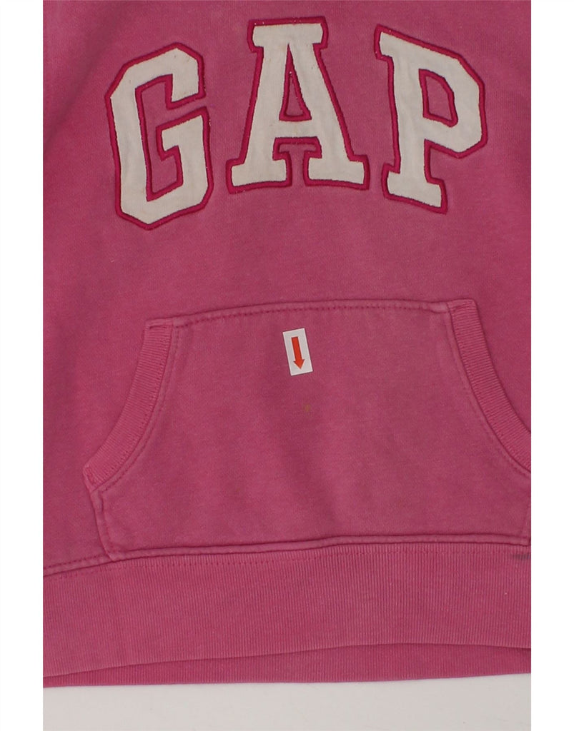 GAP Girls Graphic Hoodie Jumper 3-4 Years Pink Cotton | Vintage Gap | Thrift | Second-Hand Gap | Used Clothing | Messina Hembry 