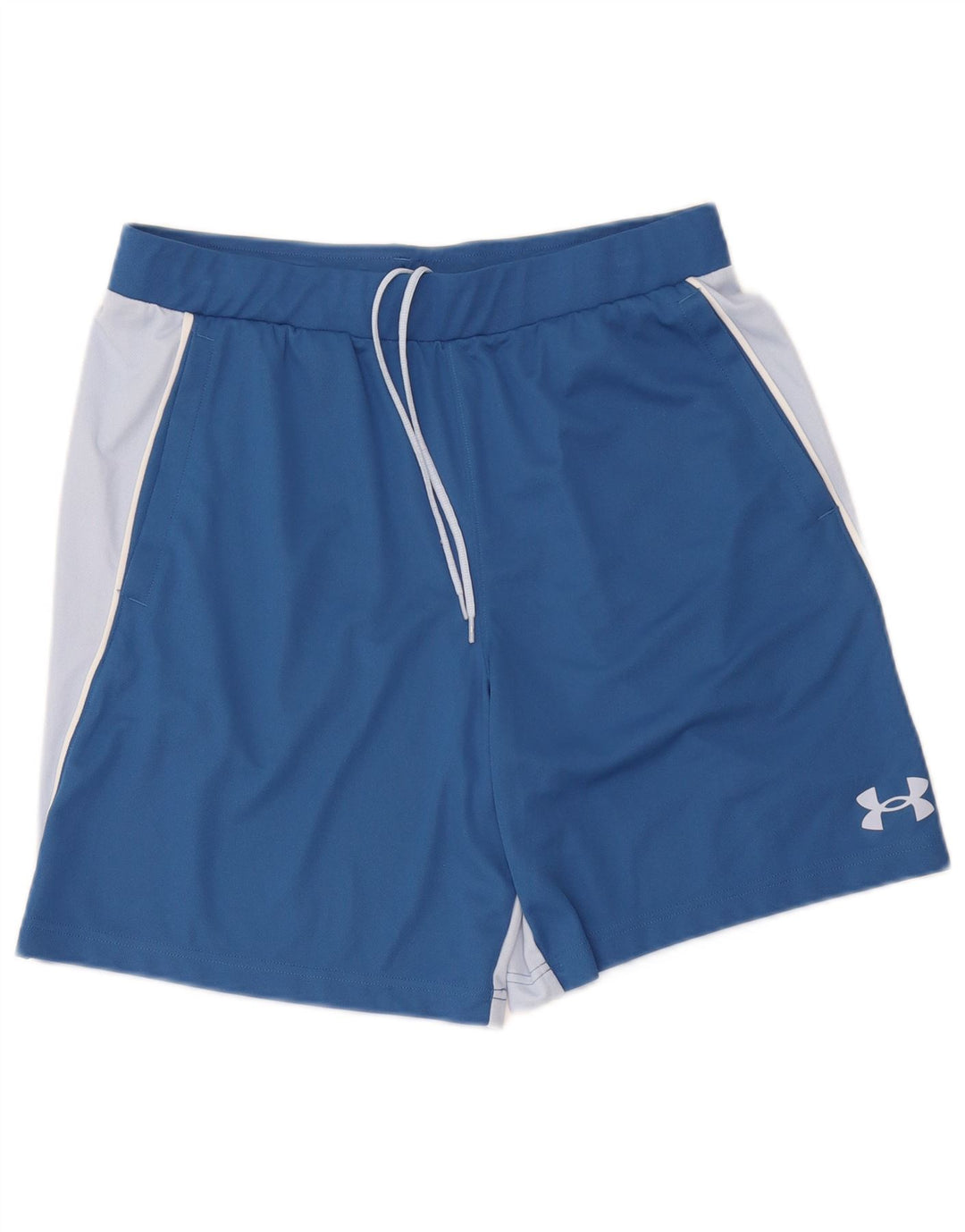 Under Armour Mens Sport Shorts Large Blue Colourblock Polyester