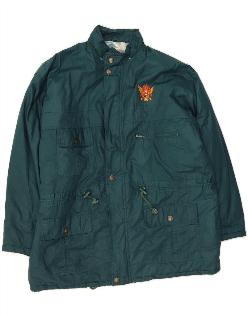 VINTAGE Mens Windbreaker Jacket UK 44 2XL Green Vintage Vintage and Second-Hand Vintage from Messina Hembry 