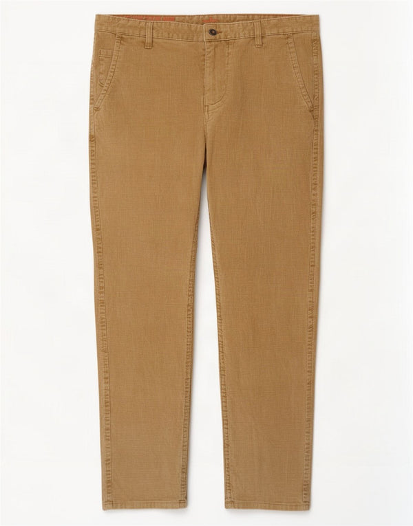 Dockers Mens Straight Corduroy Trousers W36 L32 Beige Cotton