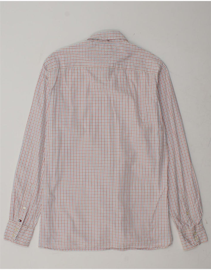 TOMMY HILFIGER Mens Shirt Medium Red Check Cotton