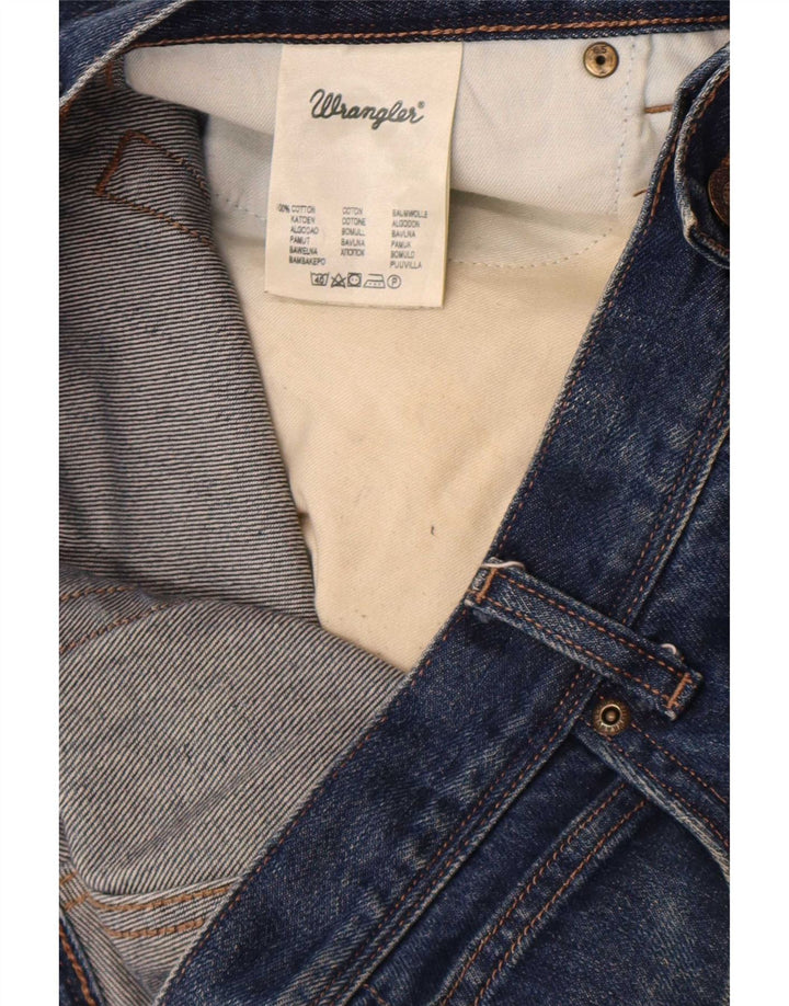 Wrangler Womens Regular Fit Cropped Jeans W38 L26 Blue Cotton