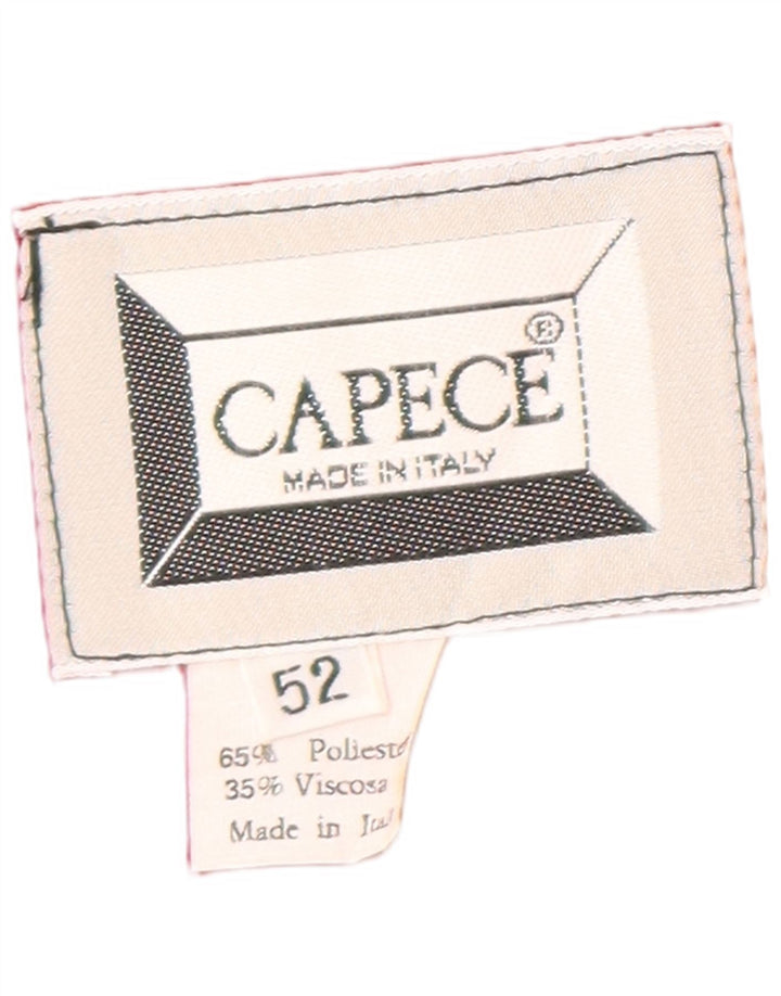 Vintage Mens Double Breasted Blazer Jacket IT 52 XL Red Polyester