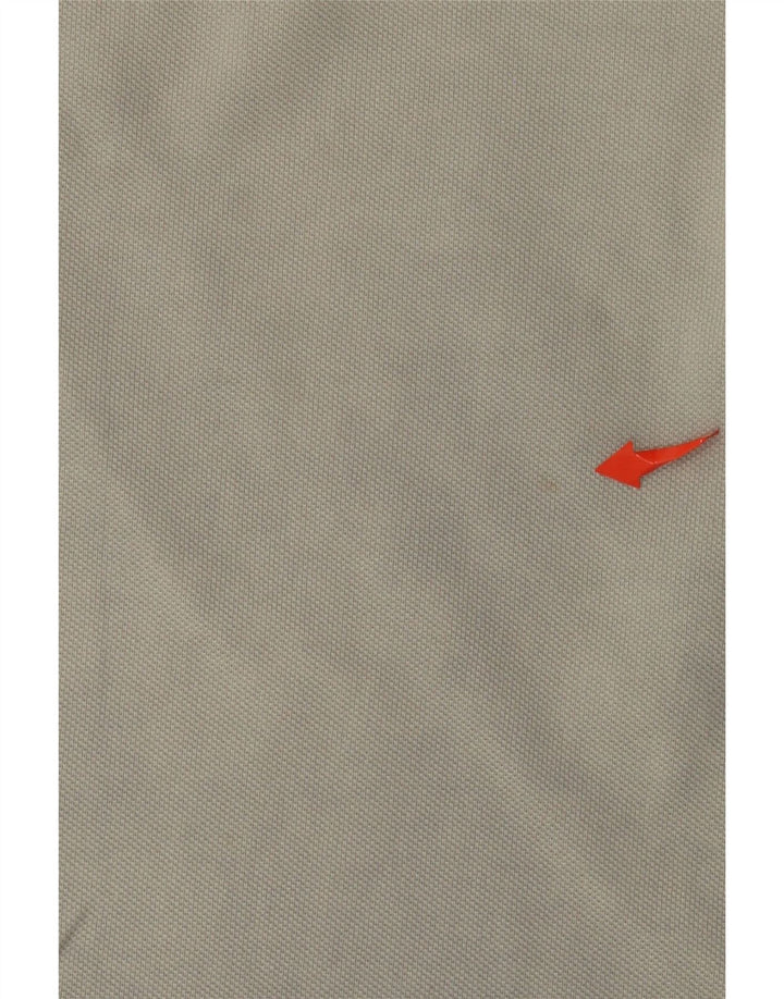 Nike Mens Polo Shirt Medium Grey Cotton