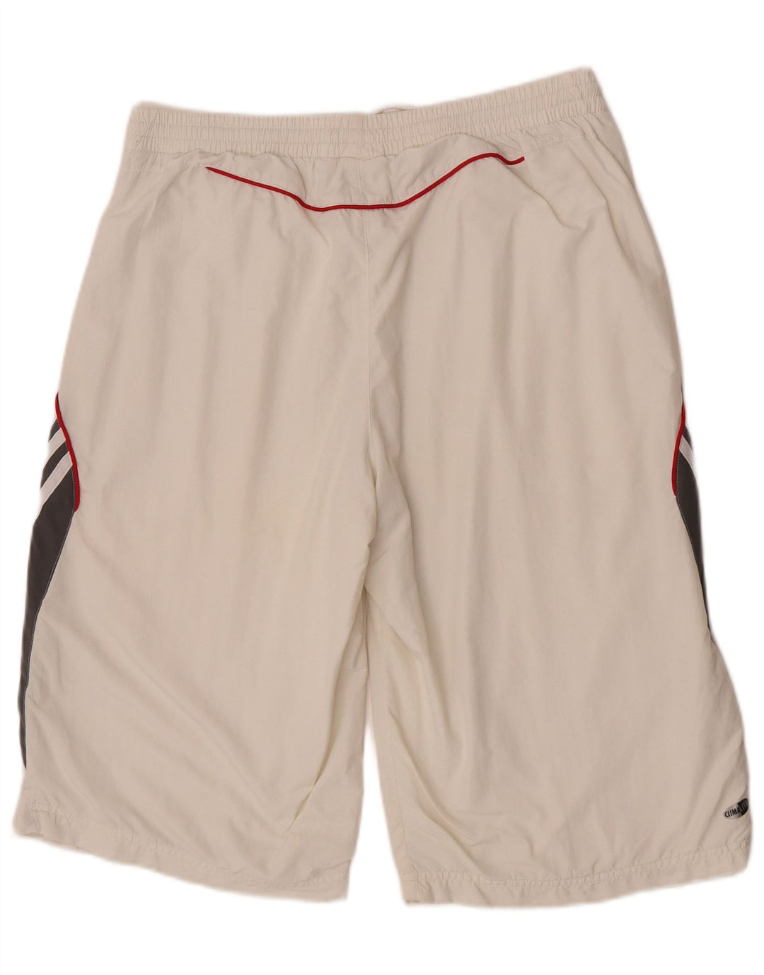 Adidas Mens Climalite Sport Shorts Large  White Colourblock Polyester