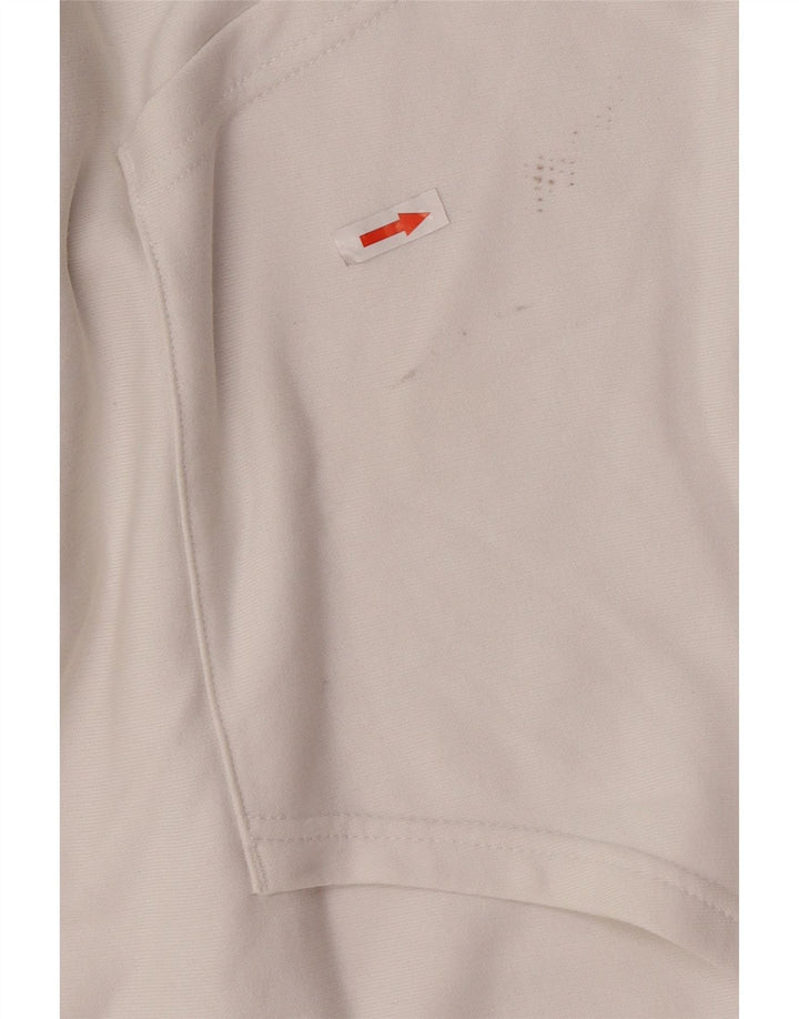 Champion Mens Graphic Hoodie Jumper Large White