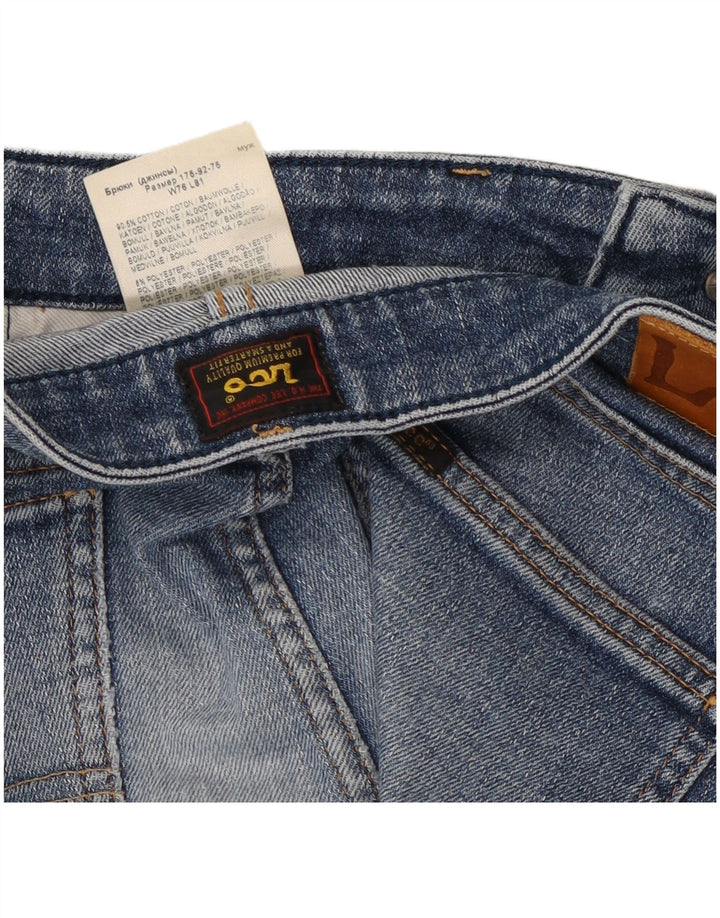 Lee Womens Malone Skinny Jeans W30 L32 Blue Cotton