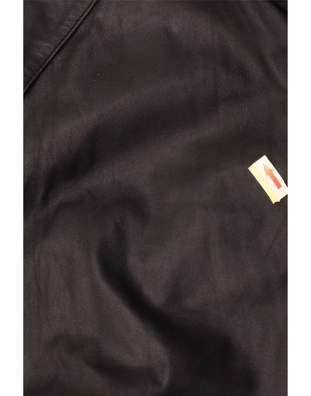 Mens Leather Coat EU 50 Large Black Leather