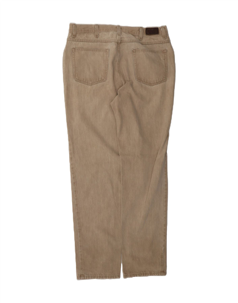 L.L.BEAN Mens Classic Fit Slim Jeans W35 L34 Brown Cotton Vintage L.L.Bean and Second-Hand L.L.Bean from Messina Hembry 