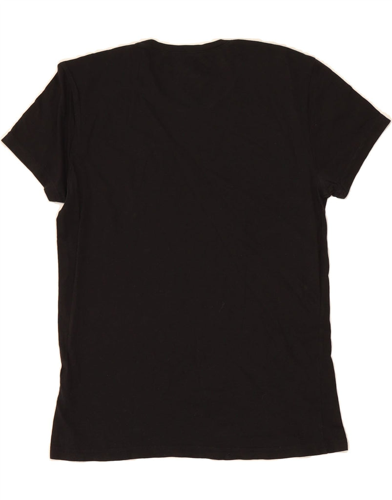 CALVIN KLEIN JEANS Mens Graphic T-Shirt Top Medium Black Cotton Vintage Calvin Klein Jeans and Second-Hand Calvin Klein Jeans from Messina Hembry 