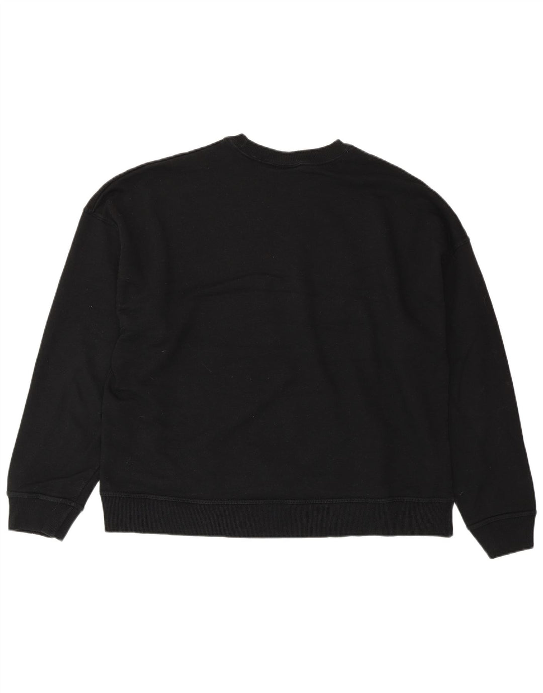 CHAMPION Womens Graphic Oversized Sweatshirt Jumper UK 18 XL Black