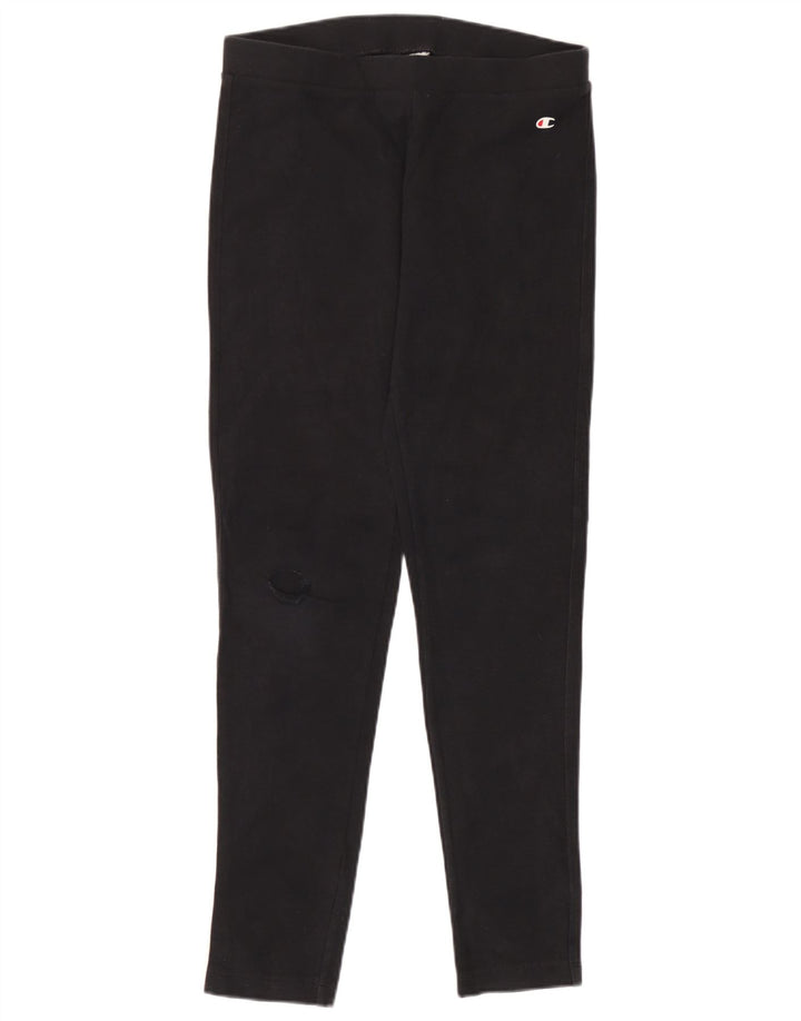 Champion Womens Leggings UK 12 Medium  Black
