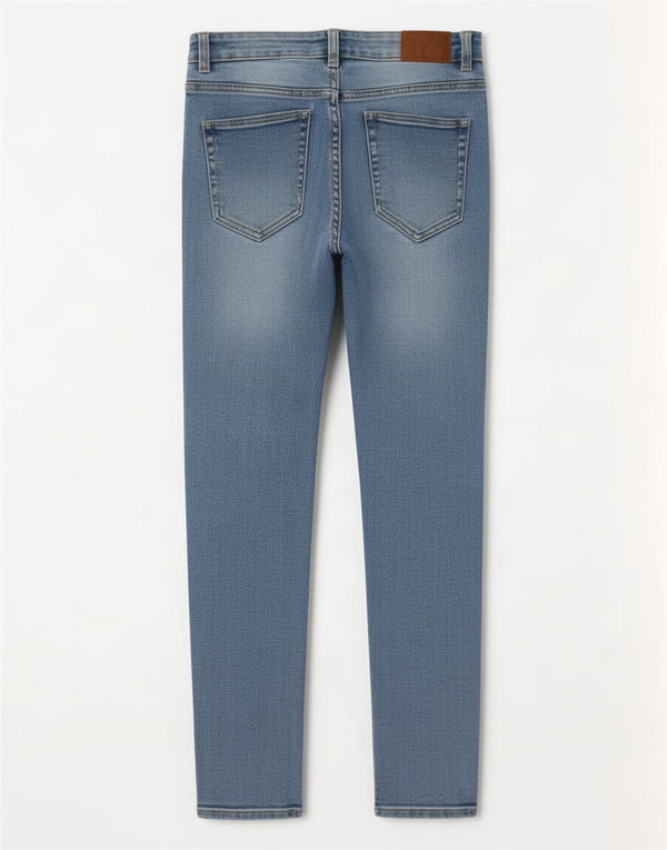 Zara Womens Distressed Skinny Jeans EU 38 Small W28 L27 Blue Cotton