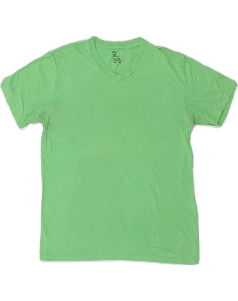 GAP Mens T-Shirt Top Medium Green Cotton | Vintage Gap | Thrift | Second-Hand Gap | Used Clothing | Messina Hembry 