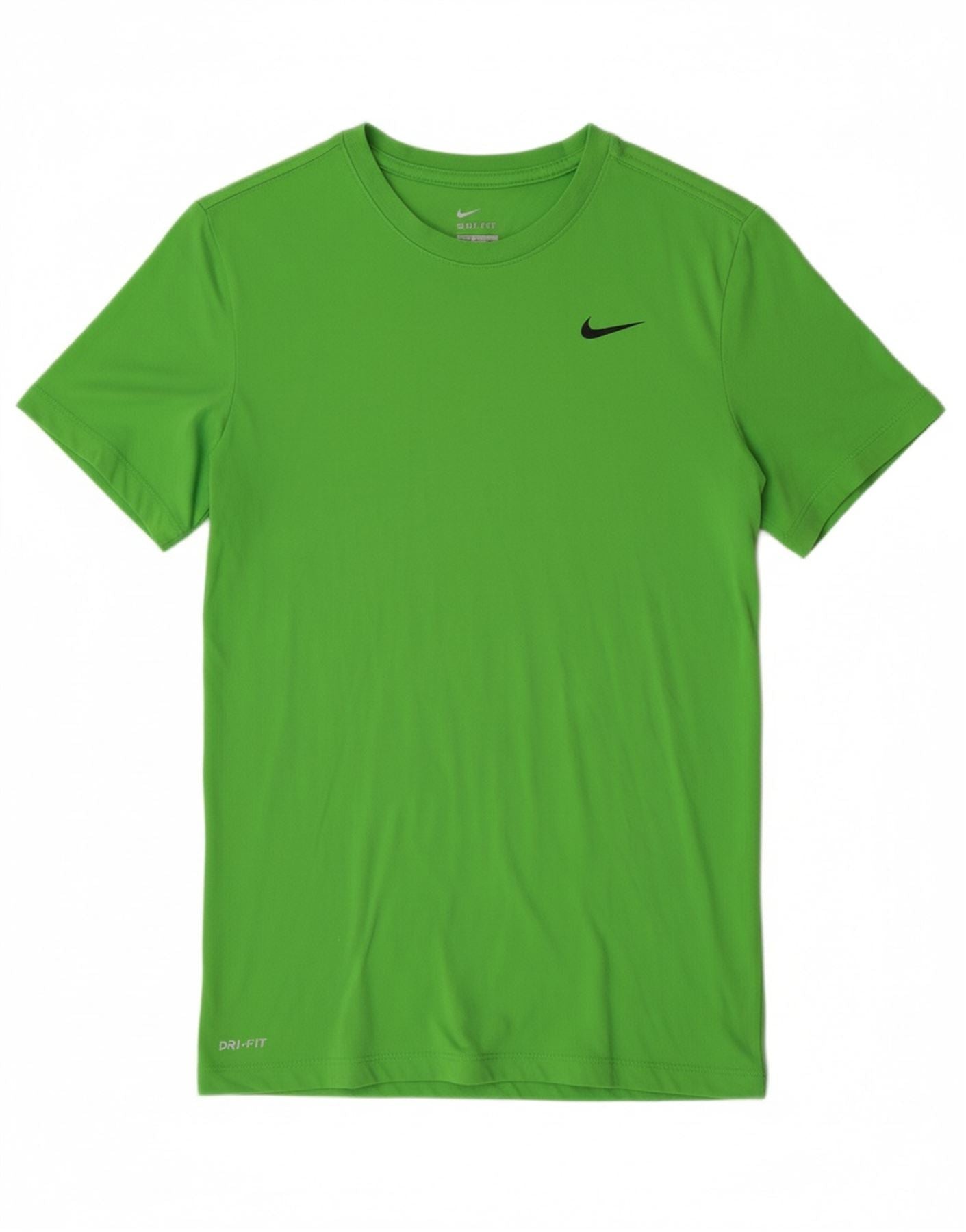 NIKE Mens Dri Fit T-Shirt Top Medium Green Cotton Vintage