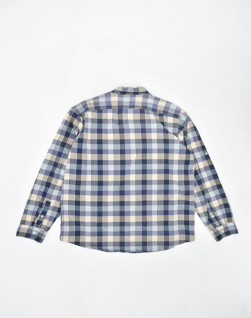 GAP Mens Shirt XL Blue Check Cotton | Vintage | Thrift | Second-Hand | Used Clothing | Messina Hembry 