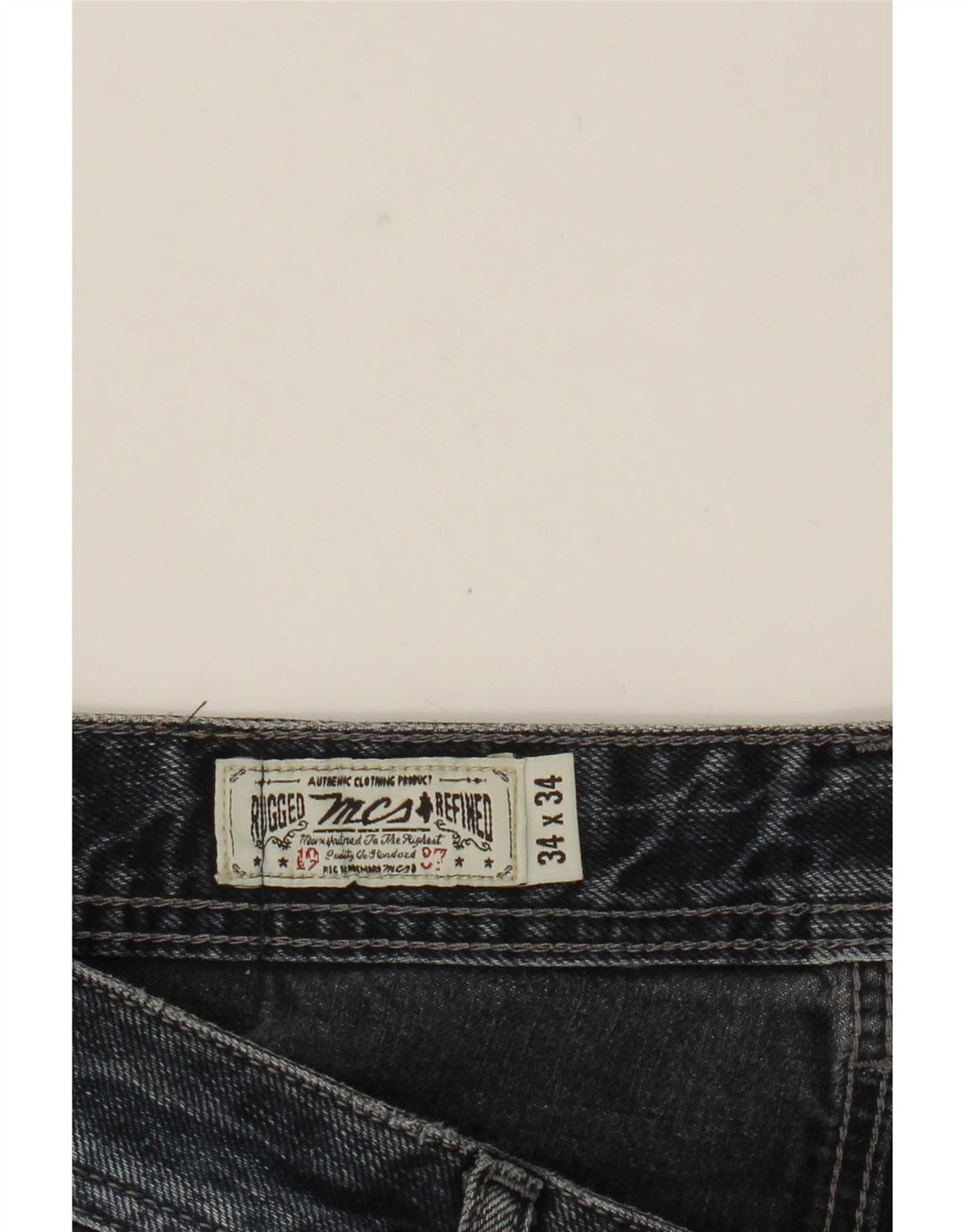 Marlboro Classics Mens Slim Jeans W34 L30 Navy Blue