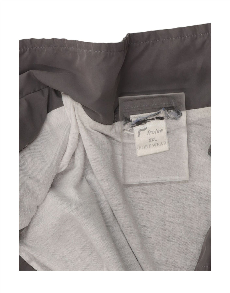 ADIDAS Mens Utility Gilet UK 44 2XL Grey Colourblock Vintage Adidas and Second-Hand Adidas from Messina Hembry 