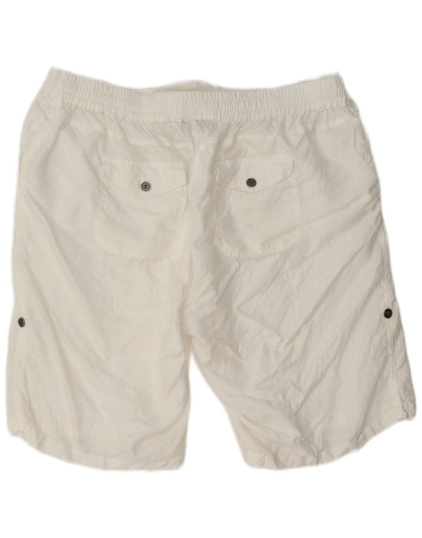 Marks & Spencer Womens Autograph Casual Shorts UK 18 XL W40 White