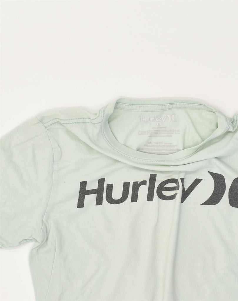 HURLEY Mens Graphic T-Shirt Top Small Green Cotton | Vintage Hurley | Thrift | Second-Hand Hurley | Used Clothing | Messina Hembry 