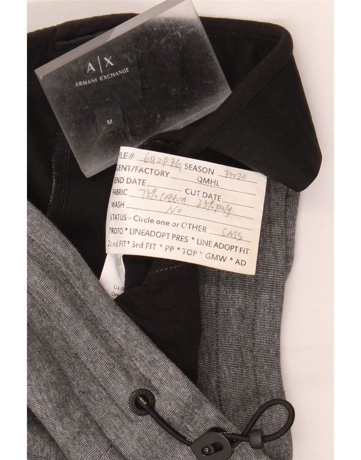 Armani Exchange Mens Tracksuit Trousers Medium  Grey Cotton