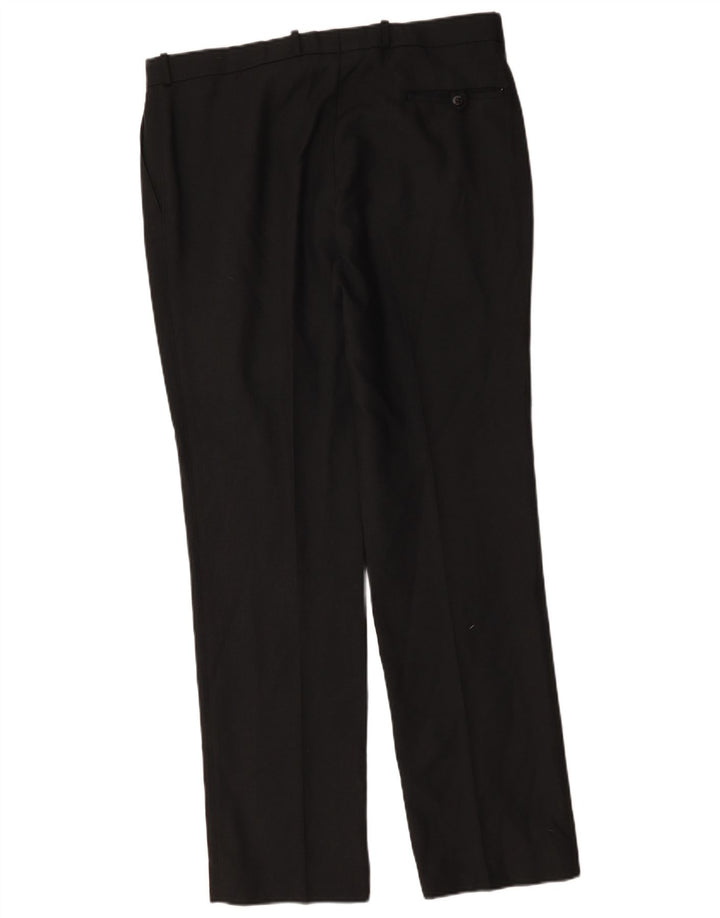 Farah Mens Straight Pegged Chino Trousers W36 L32 Grey Polyester